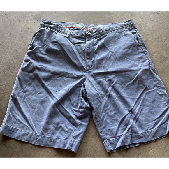 Tommy Bahama Men's Shorts Size 38 Blue Chino Pockets Golfing Cotton Tencel - Picture 2 of 13